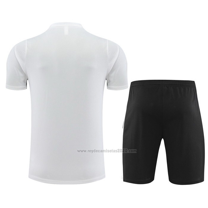 Chandal del Paris Saint-Germain Manga Corta 2023-2024 Blanco - Pantalon Corto